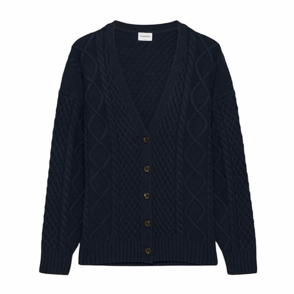 Sunday Best Sweaters - aritzia Sunday Best navy Peggy cardigan